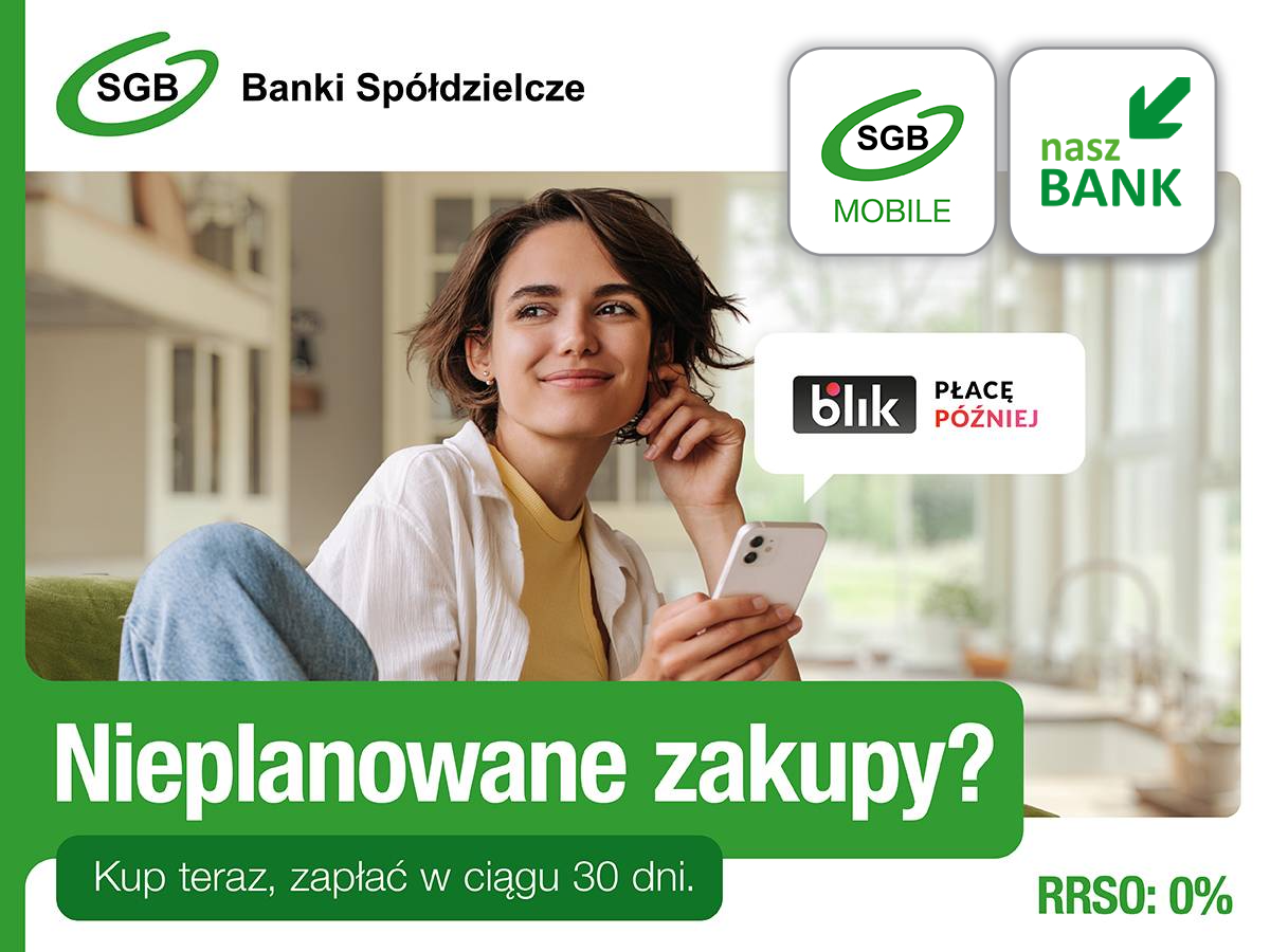 Baner BLIK płacę później