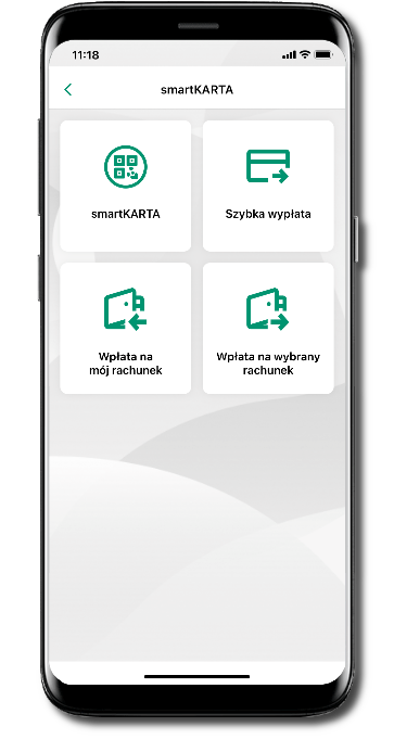 Telefon z aplikacją smartKARTA